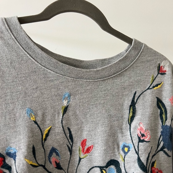 Anthropologie Sundry Embroidered Sweatshirt - Picture 7 of 8